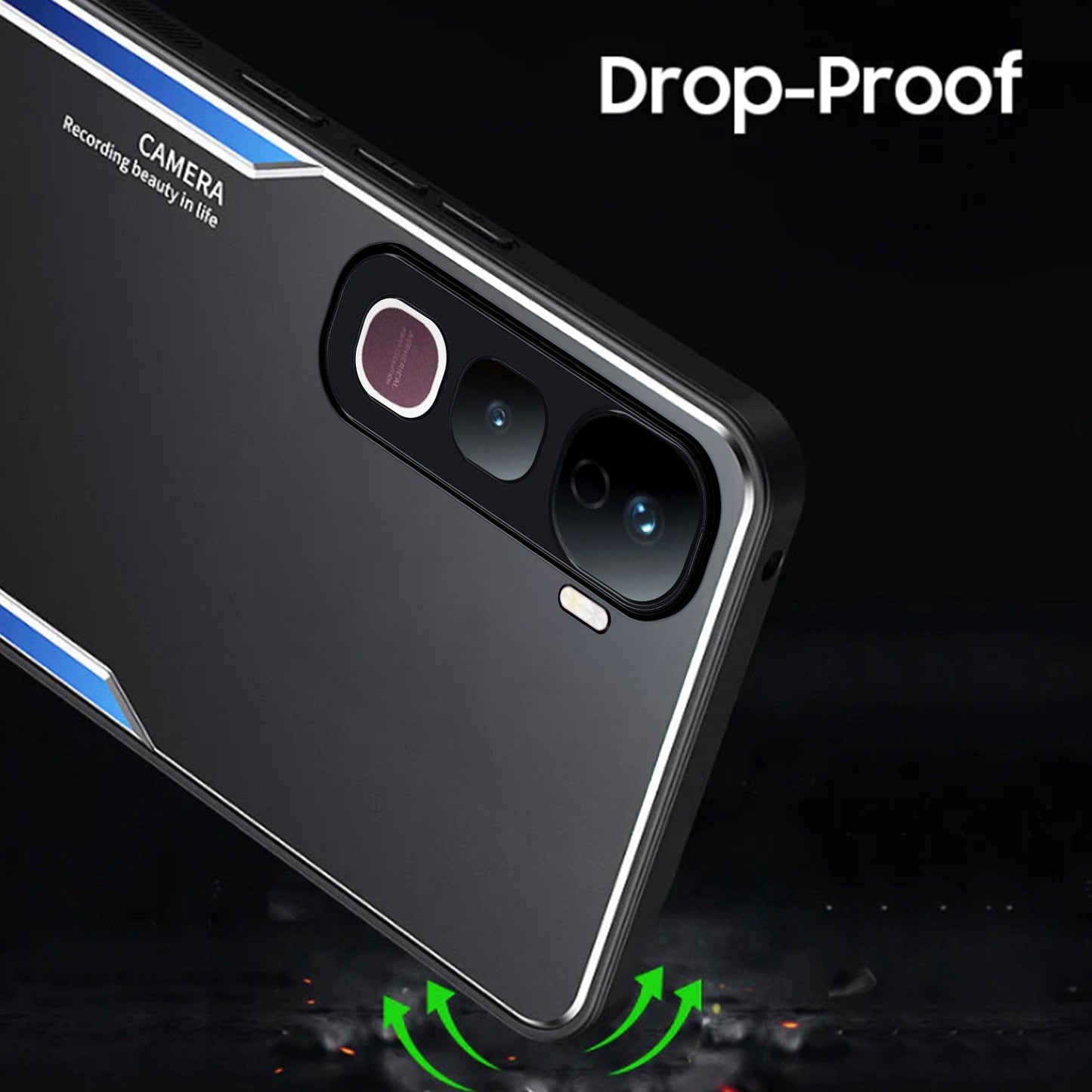 Vivo Y400 Pro 5G Metal Frame Back Case