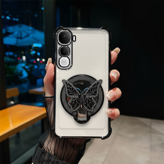 Vivo Y400 Pro 5G Premium Butterfly Stand Airbags Case