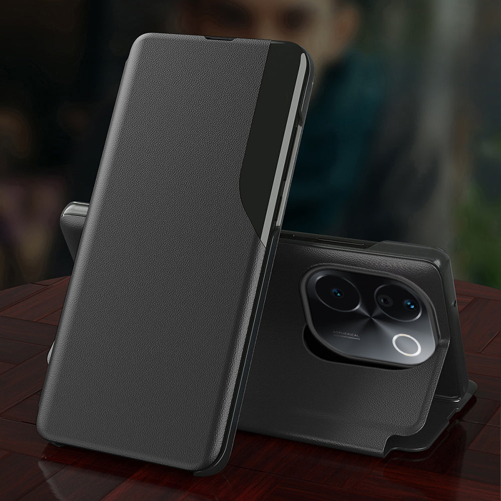 Vivo T3 Pro 5G Luxury Half Window Leather Flip Case