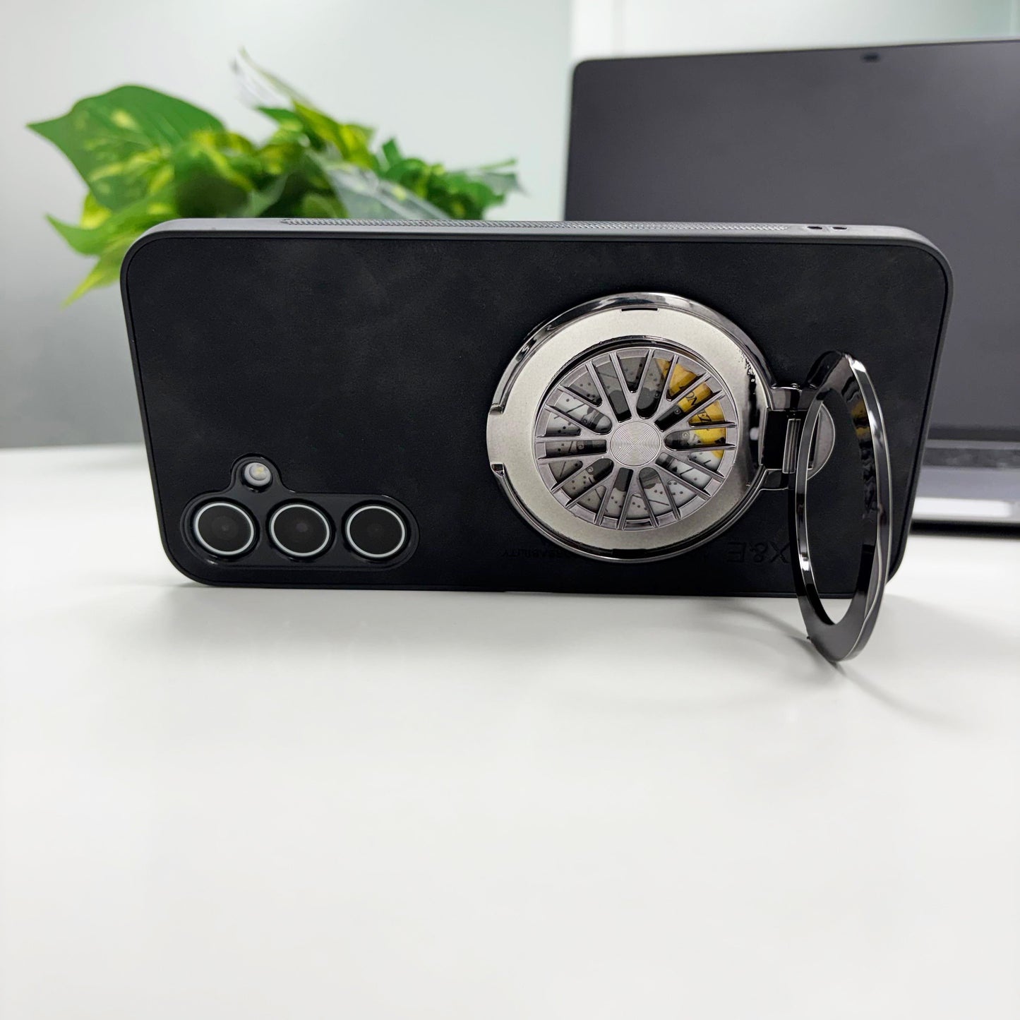 Samsung Galaxy A55 5G Best Selling Stress Buster Wheel Comfortable Touch Sheepskin Scratch Resistant Back Case