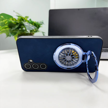 Samsung Galaxy A35 5G Best Selling Stress Buster Wheel Comfortable Touch Sheepskin Scratch Resistant Back Case