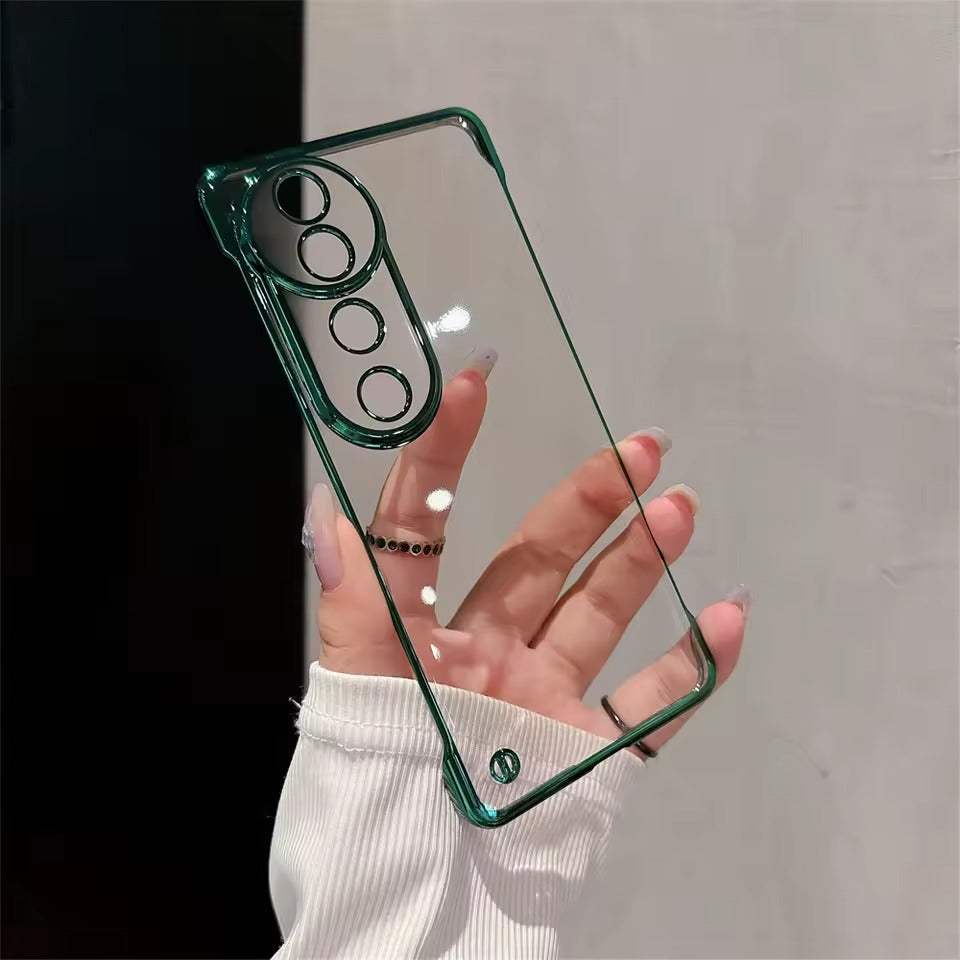 green vivo v40 transparent case