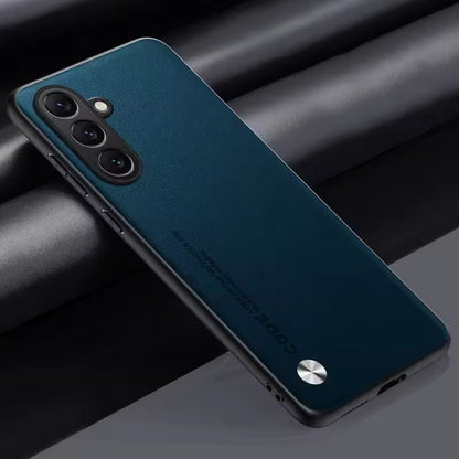Samsung Galaxy A35 5G Soft Vegan Leather Grain Protective Back Case (Buy 1 Get 1 Surprise Cover)