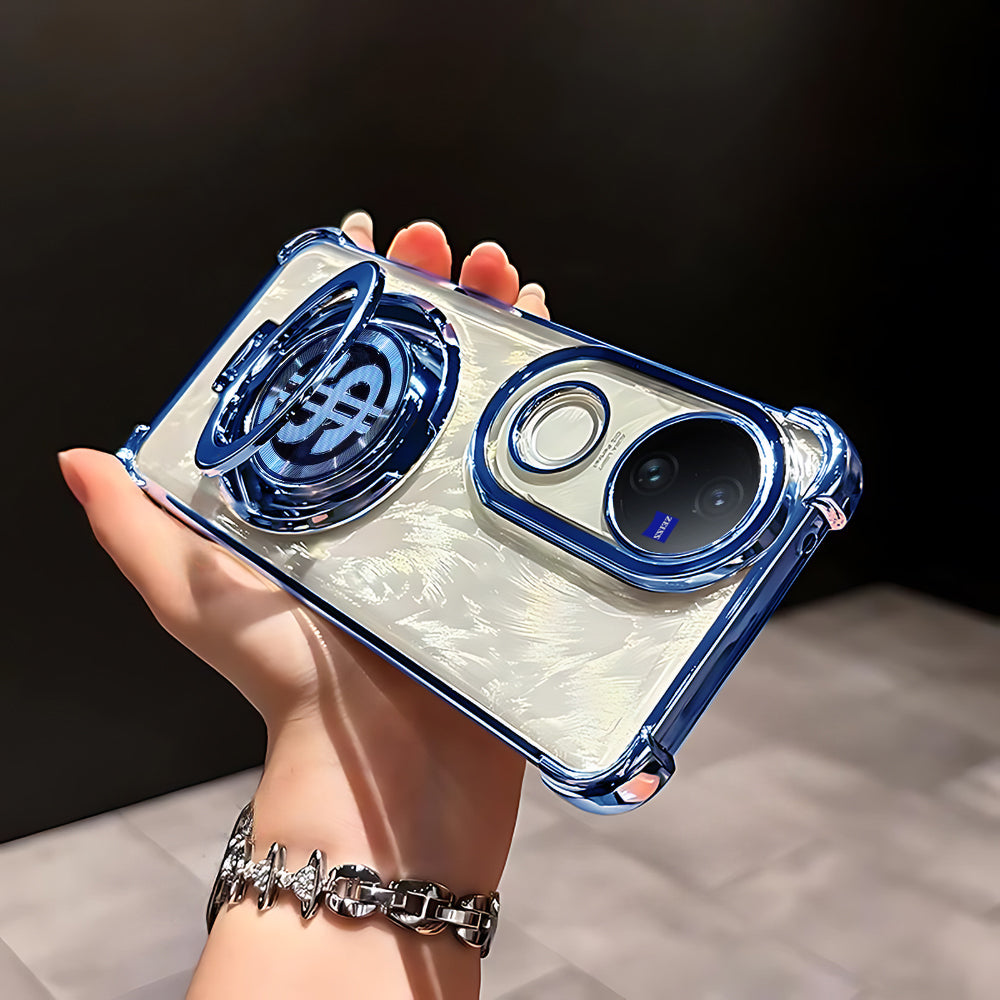 Vivo V50 5G Four Corner Airbags 100% Original Astro Money Magnet Rotating Dollar Case