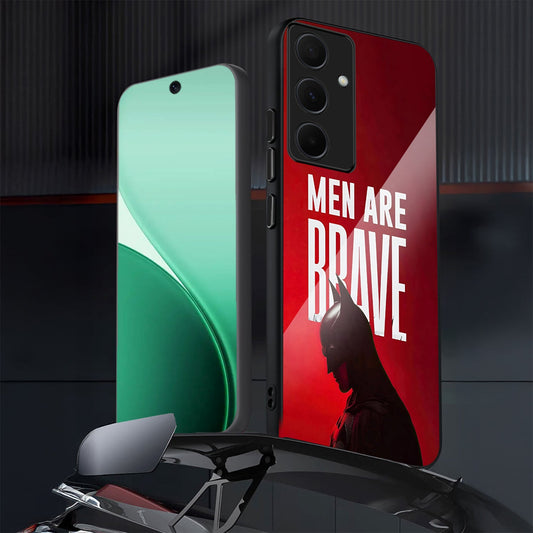 Samsung Galaxy A56 Premium Acrylic Shockproof Glass Back Case (Dark Knight)