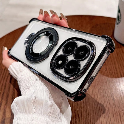 OPPO F29 5G Original Luxury Magnifier Ring Stand Shockproof Airbags Corner Case