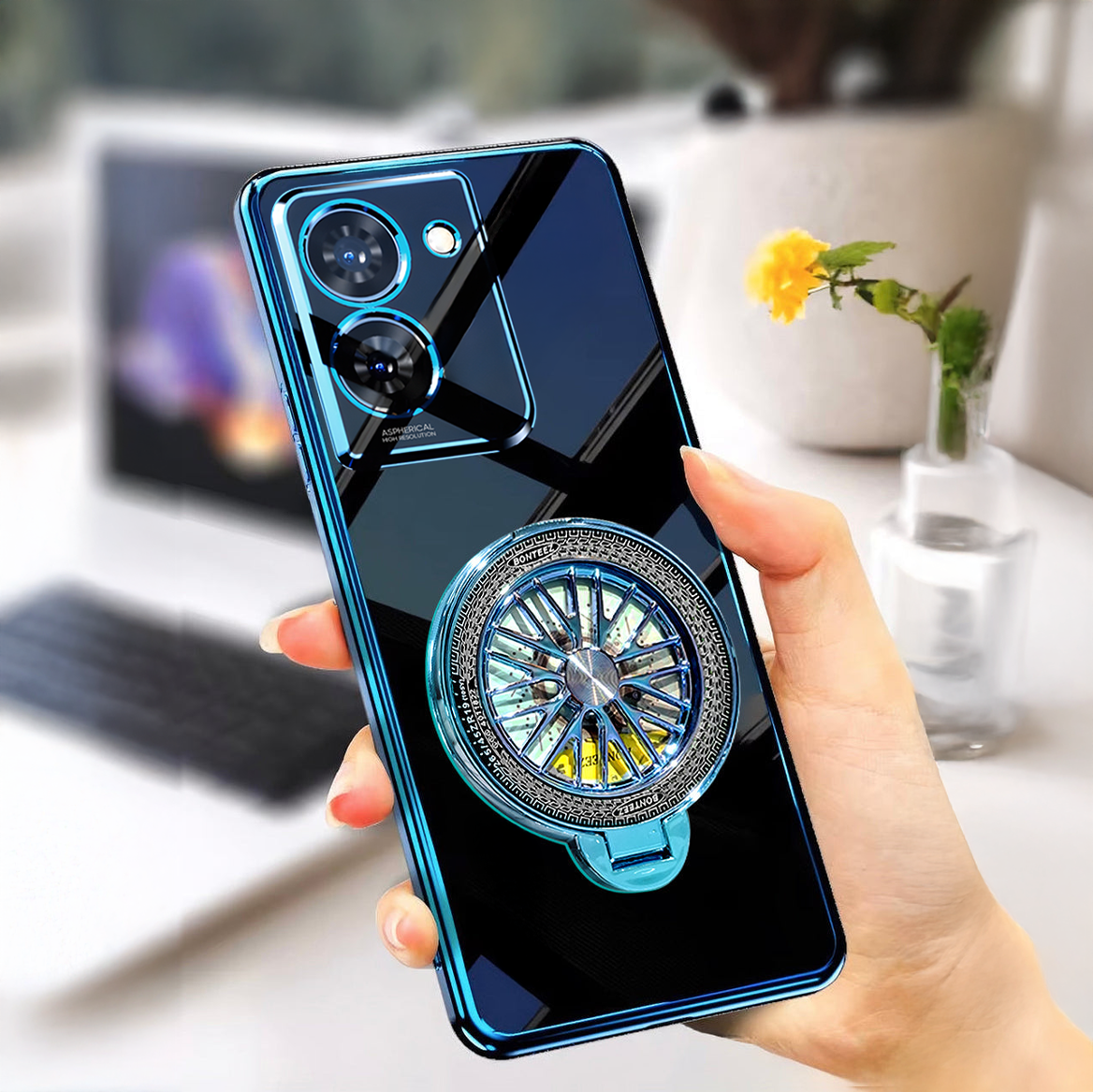 Vivo Y28s 5G Ferrari Wheel Electroplating Case