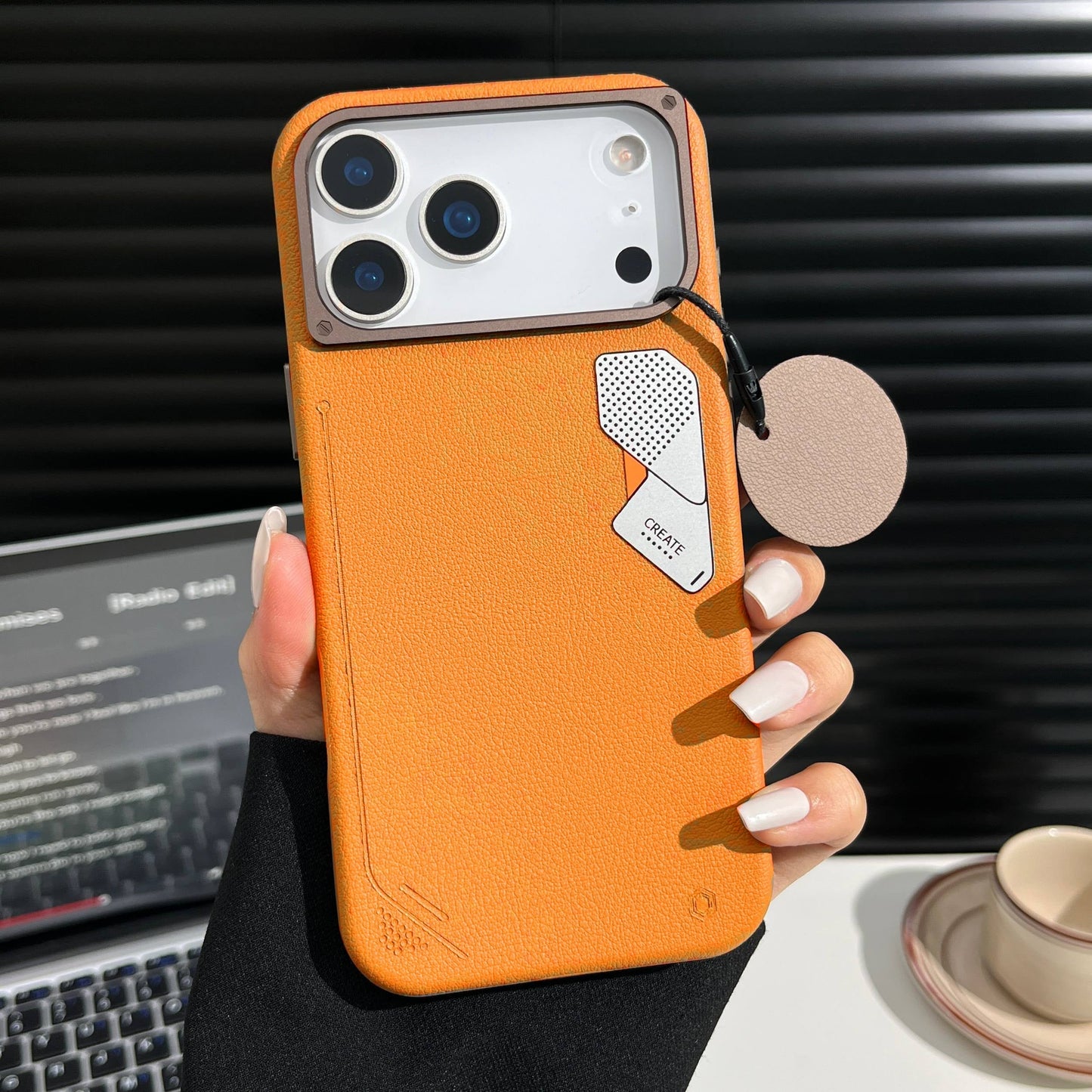 iPhone 17 Pro & 17 Pro Max Soft PU Leather Texture Magnetic Magsafe Case