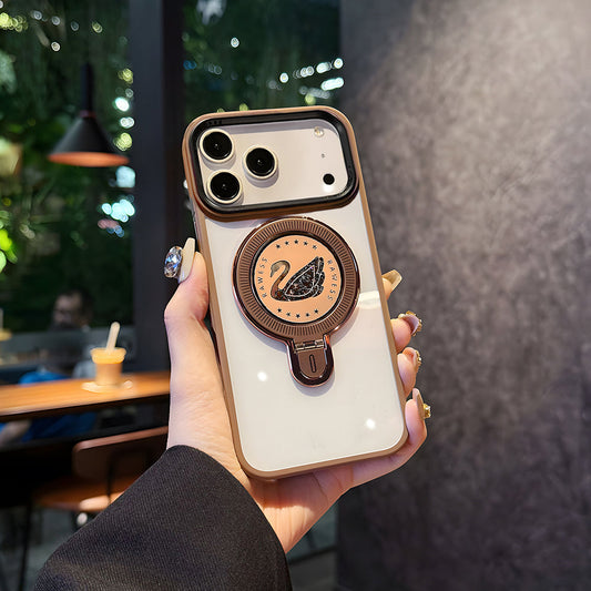 iPhone 17 Pro & 17 Pro Max Luxury Duck Ring Stand Shockproof Magnetic Magsafe Case
