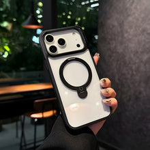 iPhone 17 Pro & 17 Pro Max Reinforced Edges Ring Stand Transparent iPhone Magsafe Case