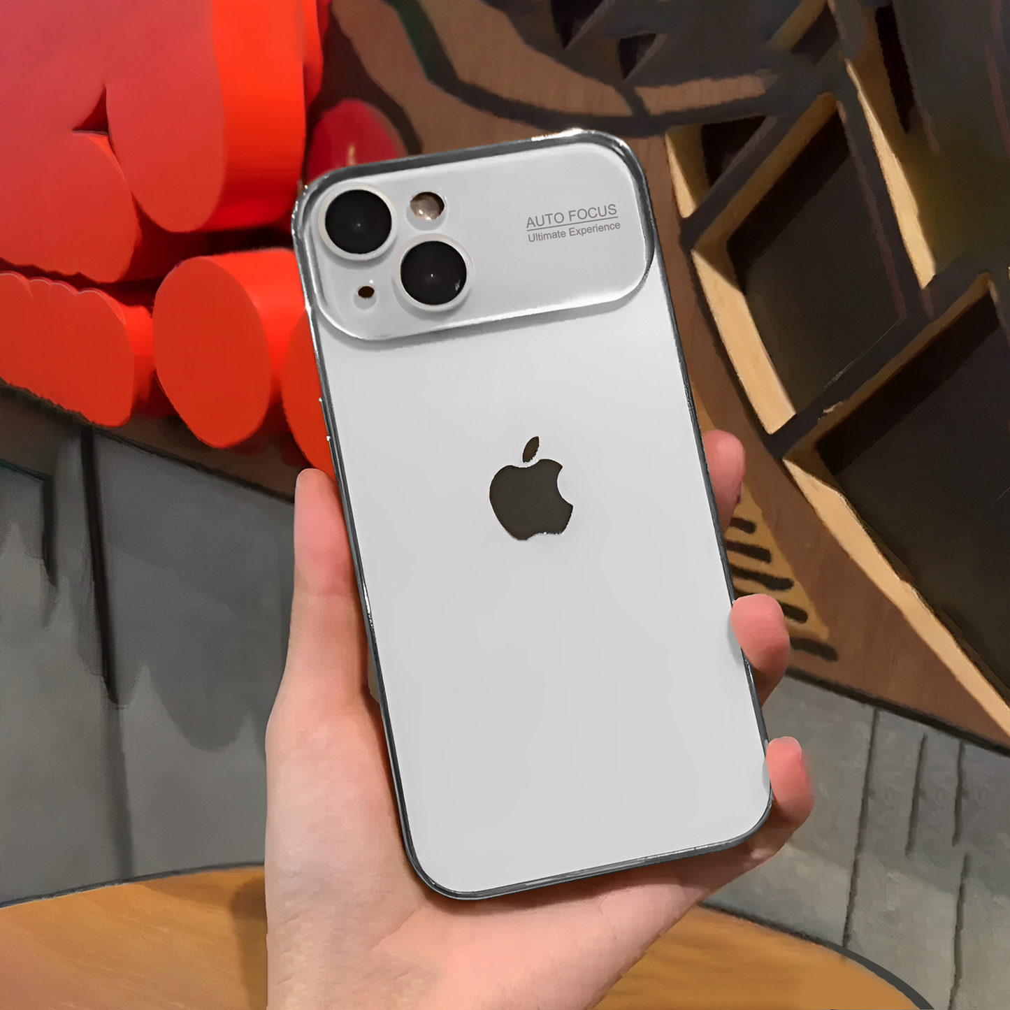 iPhone 15 Series 5G Premium AutoFocus Chromatic Lens Shield Phone Case