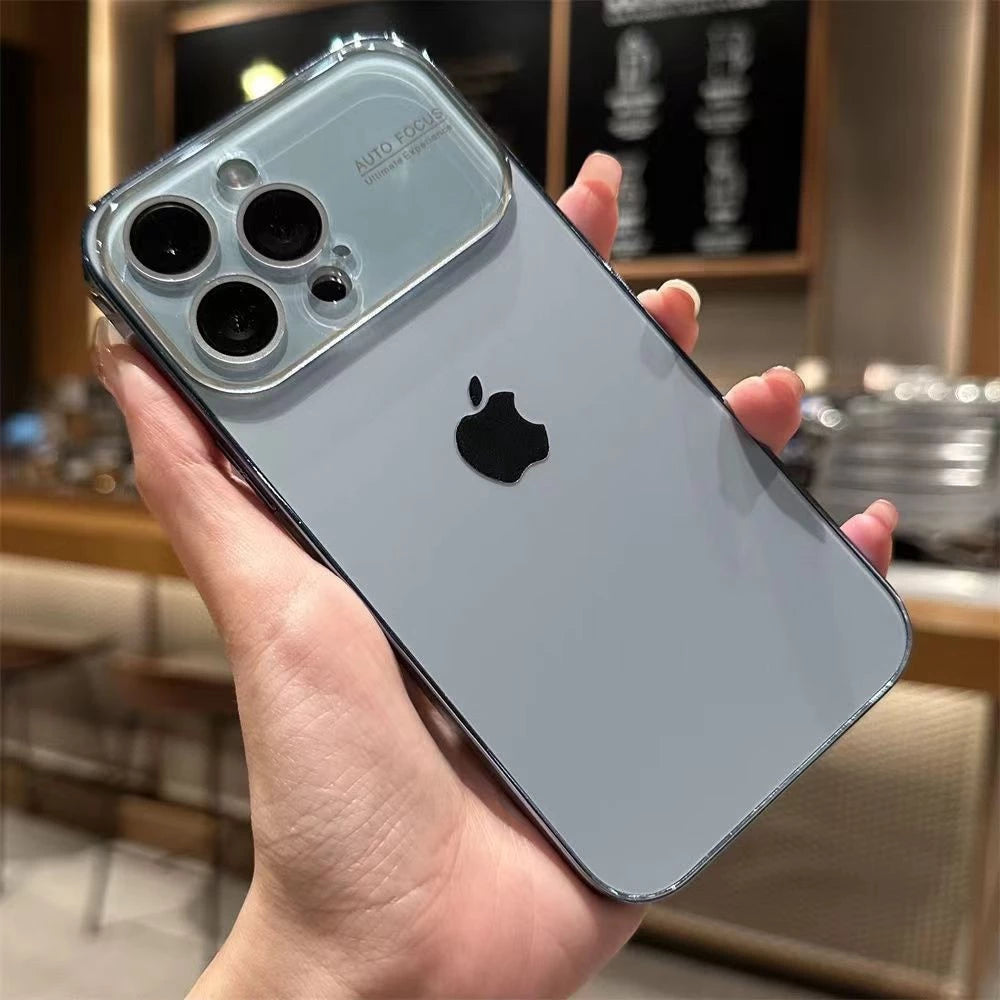 iPhone 15 Series 5G Premium AutoFocus Chromatic Lens Shield Phone Case