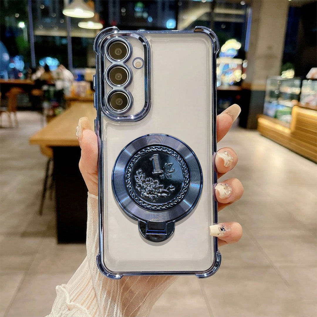 Samsung Galaxy A16 5G Premium Billion Wheel Rotating Shockproof Airbags Case
