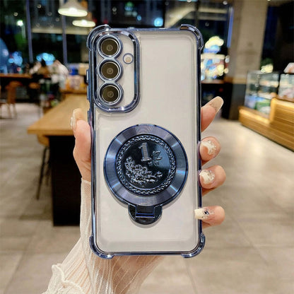 Samsung Galaxy A16 5G Premium Billion Wheel Rotating Shockproof Airbags Case
