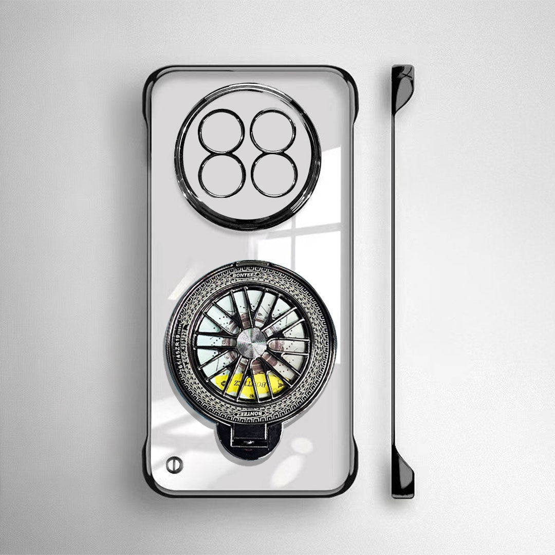 Realme 13 Pro+ 5G Phone case with car wheel design on a white background
