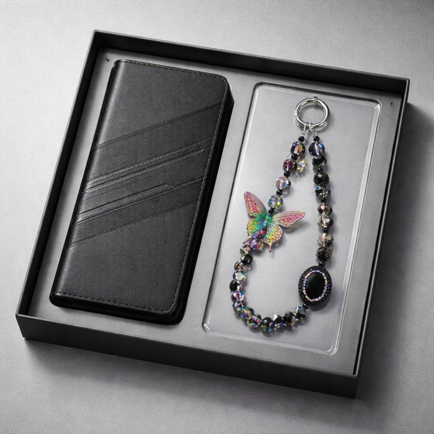 Oppo Reno 13 5G Retro PU Leather Magnetic Wallet Flip Case with Charm Strap