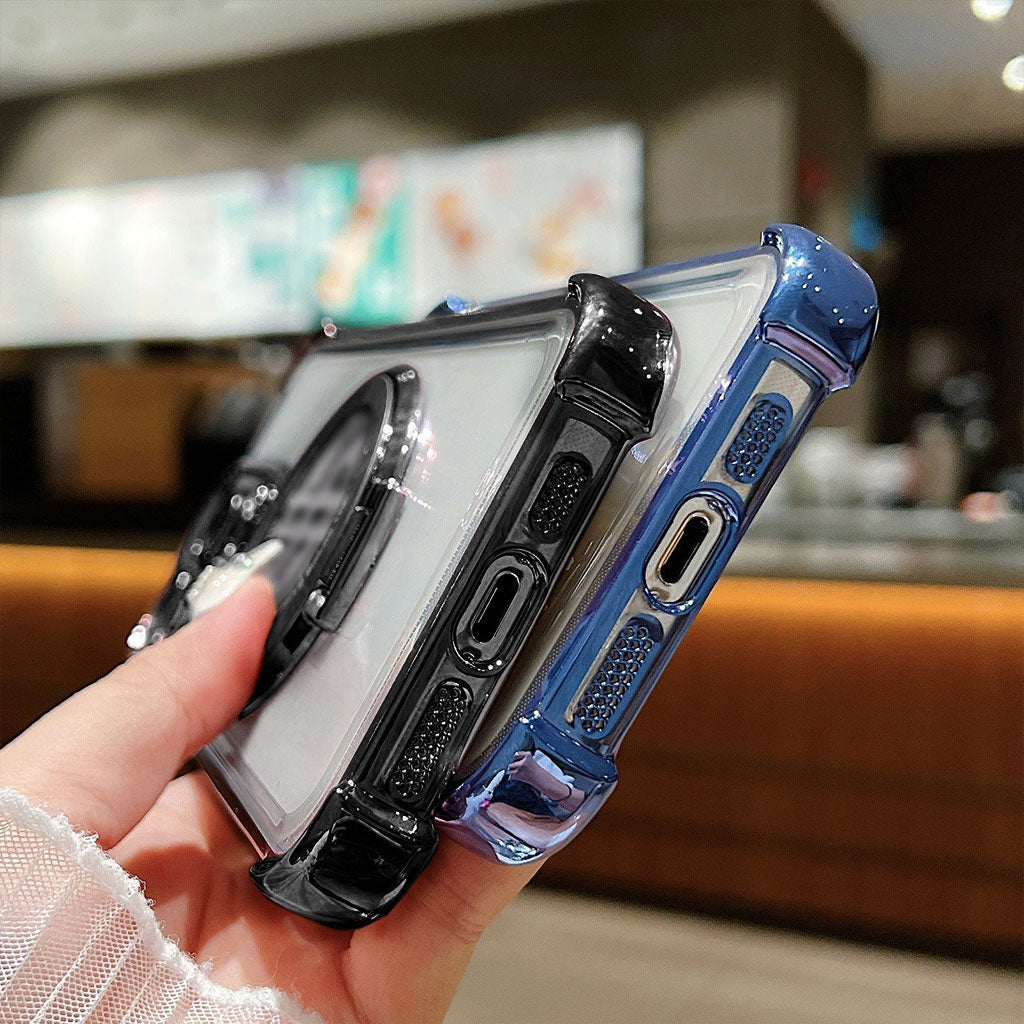 Motorola Edge 50 Neo 5G Four Corner Airbags 100% Original Astro Money Magnet Rotating Dollar Case