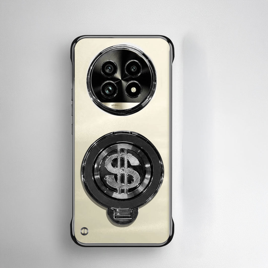 Realme 13 Pro+ 5G Phone case with dollar sign design on a light gray background