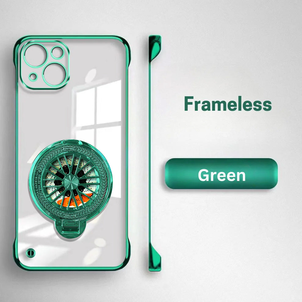 iPhone 15 Porsche® Wheel Frameless Case