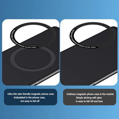 Oppo Reno 14 5G Frameless Magnetic Wireless Charging Case — Ultra-Slim Clear MagSafe Compatible Cover
