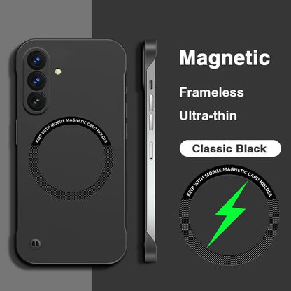 Samsung Galaxy A36 5G Frameless Magnetic Wireless Charging Case - Ultra-Slim Clear MagSafe Compatible Cover